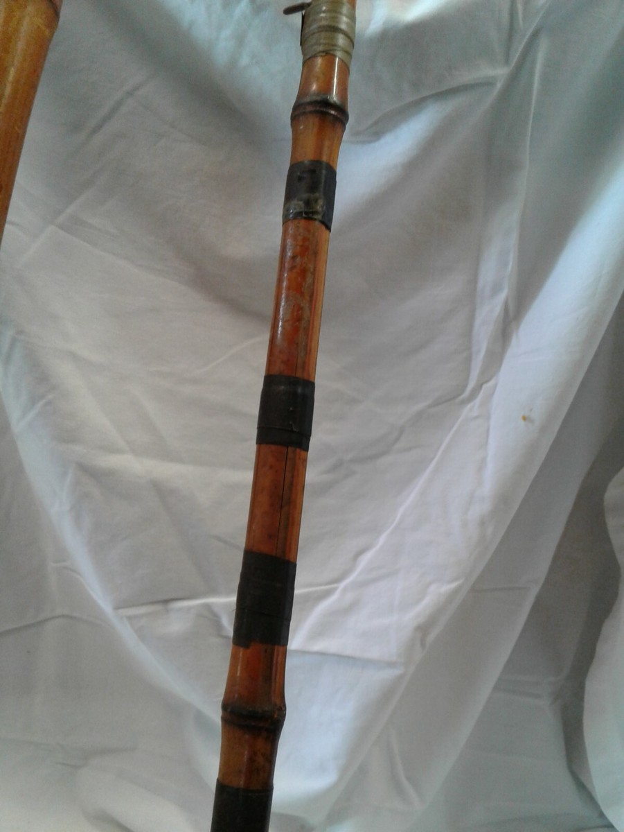 Vintage LEWS POLES ALABAMA/JAPAN 16FT 3PCS cane fishing pole tackle lake  decor C | eBay