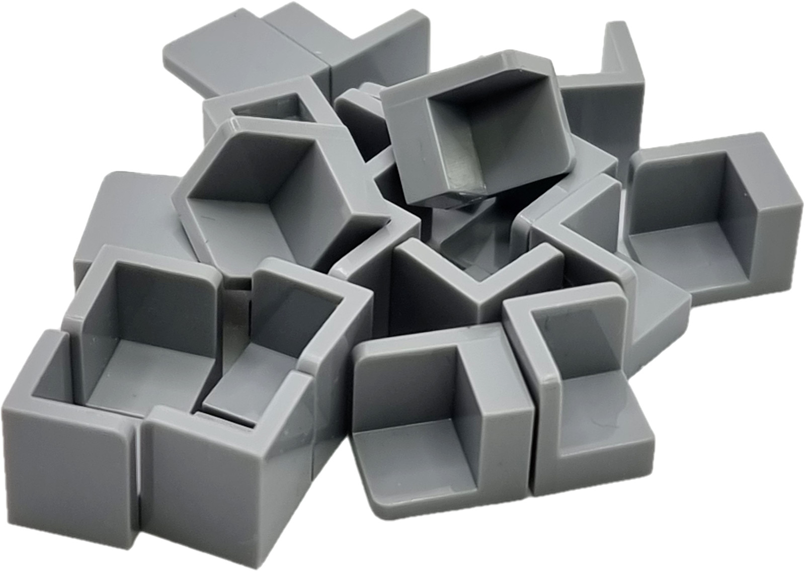 Конструктор LEGO Nr- 4215513 Тарелка для прыжков с парашютом, 1x1x1, Хеллграу / 20 штук