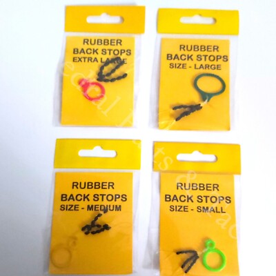 Rubber Float Stops Match Feeder Waggler Ledger Coarse Sea Fishing
