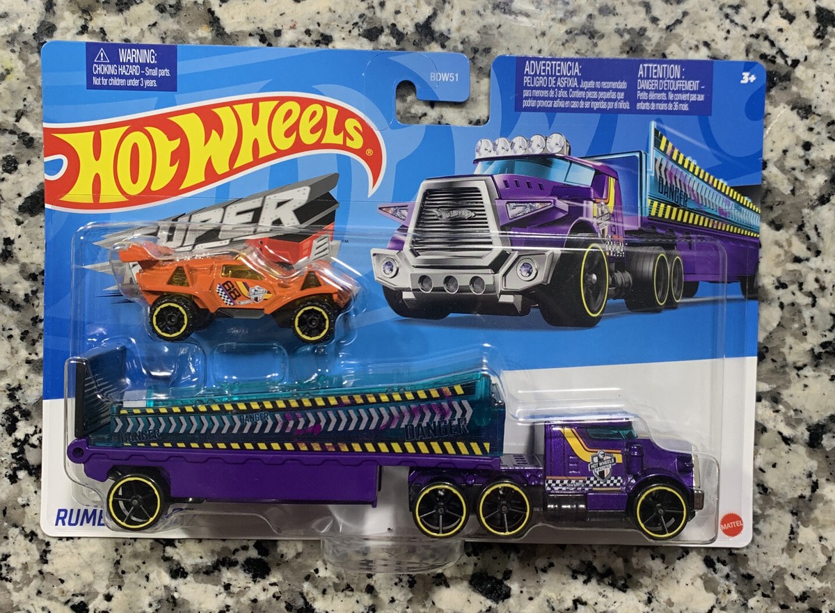 Hot Wheels Super Rigs Rumble Road New 746775307509| eBay