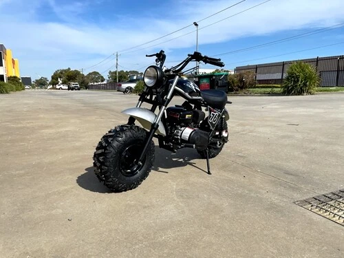 MB200 TrailMaster Hurricane Mini Bike Coleman Full sized Kids Adults Bike BLACK - Picture 5 of 12