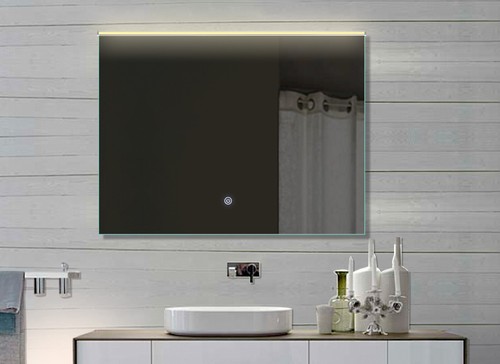 Badezimmerspiegel Touch LED Lichtspiegel Wand Hänge spiegel Badspiegel 92 x 70 - Bild 2 von 4