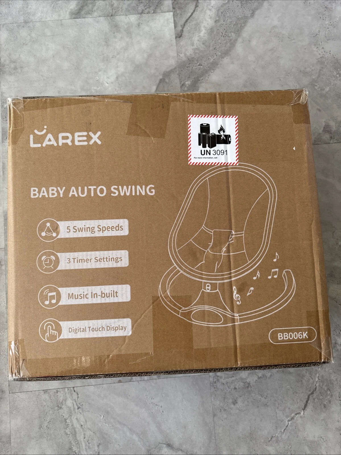 Larex Baby Auto Swing
Opens in a new window or tab