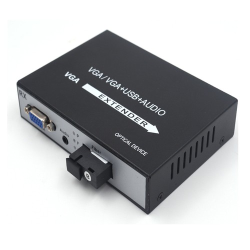 VGA Extenders 1080P VGA over Fiber optic up 20Km singlemode Transmitter Receiver - Afbeelding 7 van 11