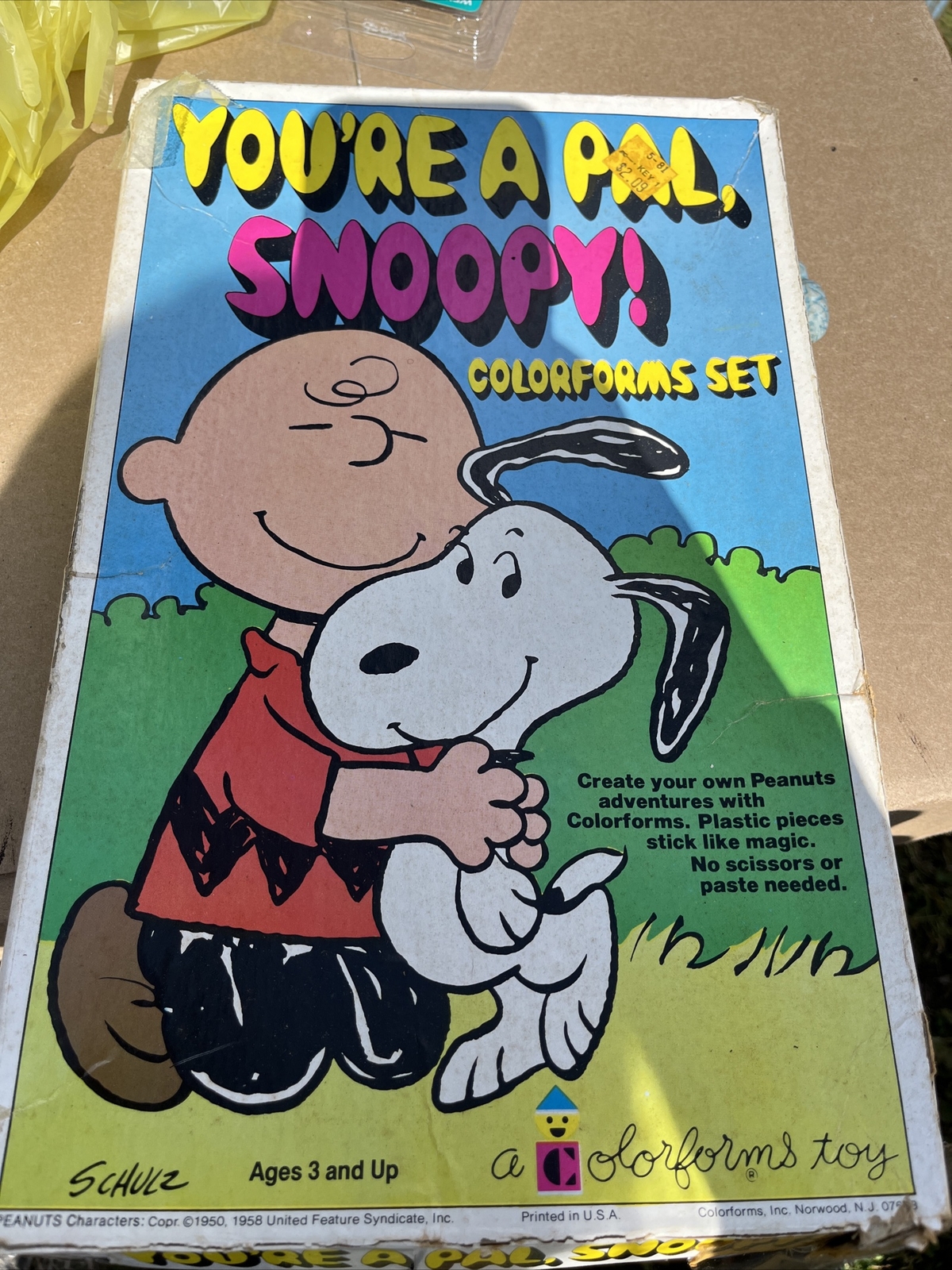 you’re a pal snoopy colorforms set eBay