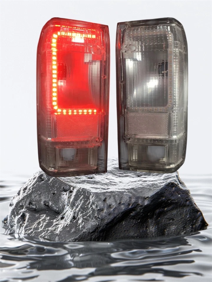 Ford Ranger y Bronco II 1984-92 90 luces traseras transparentes con LED C incorporado Foto 2 de 2