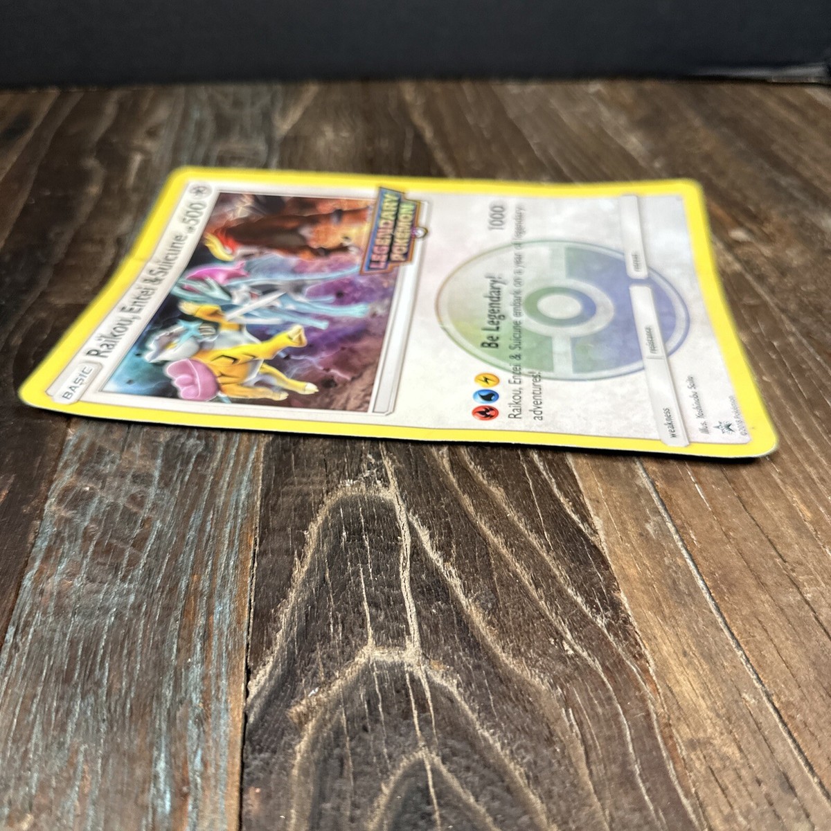 Raikou, Entei & Suicune Legendary JUMBO Oversized Promo SM Raikou, Entei & Suicune Legendary JUMBO Oversized Promo SM