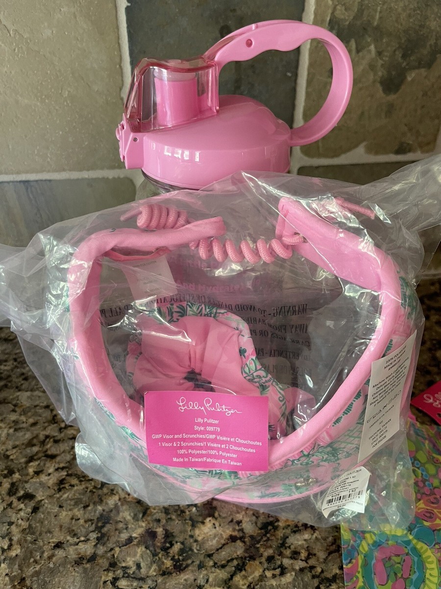 Lily Pulitzer GWP Visor and Scrunchies Set s-l400.jpg main image 3