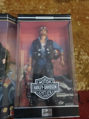 Set of 3 Harley Davidson BARBIE & KEN DOLLS Collector Edition-NEW