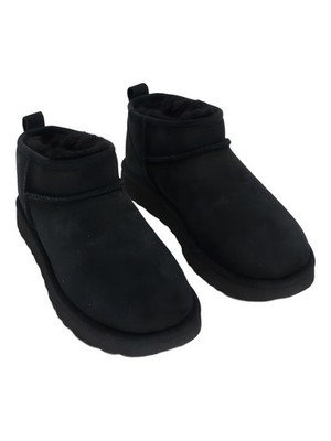 UGG Classic Ultra Mini Booties Black Womens Size 8M US EU 39