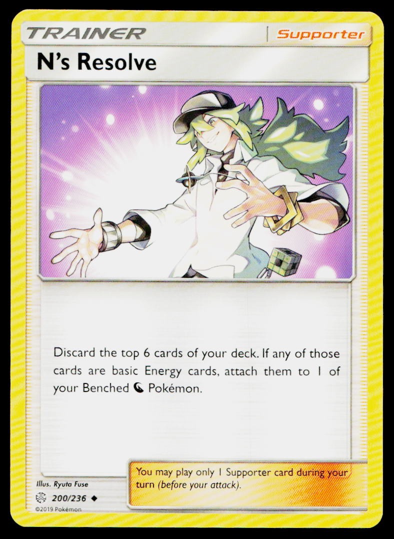 N's Resolve 200/236 Uncommon Cosmic Eclipse Pokemon Near Mint