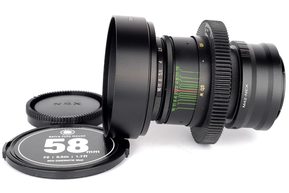 HELIOS 44-2 2/58mm lens Sony E mount  *TUNED FOR FILMMAKERS!* *SERVICED* - Image 4 of 4