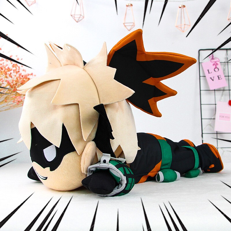 Juguete de peluche My Hero Academia Midoriya Izuku Bakugou Katsuki Todoroki Shoto 40 cm