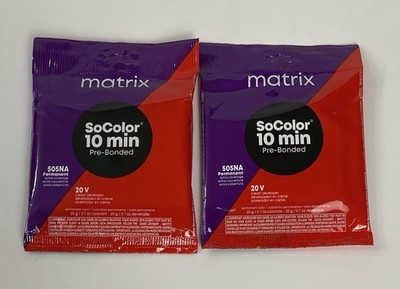 2 Matrix SoColor 10 Minute Permanent Hair Color 505NA Pre-Bonded Gray Coverage