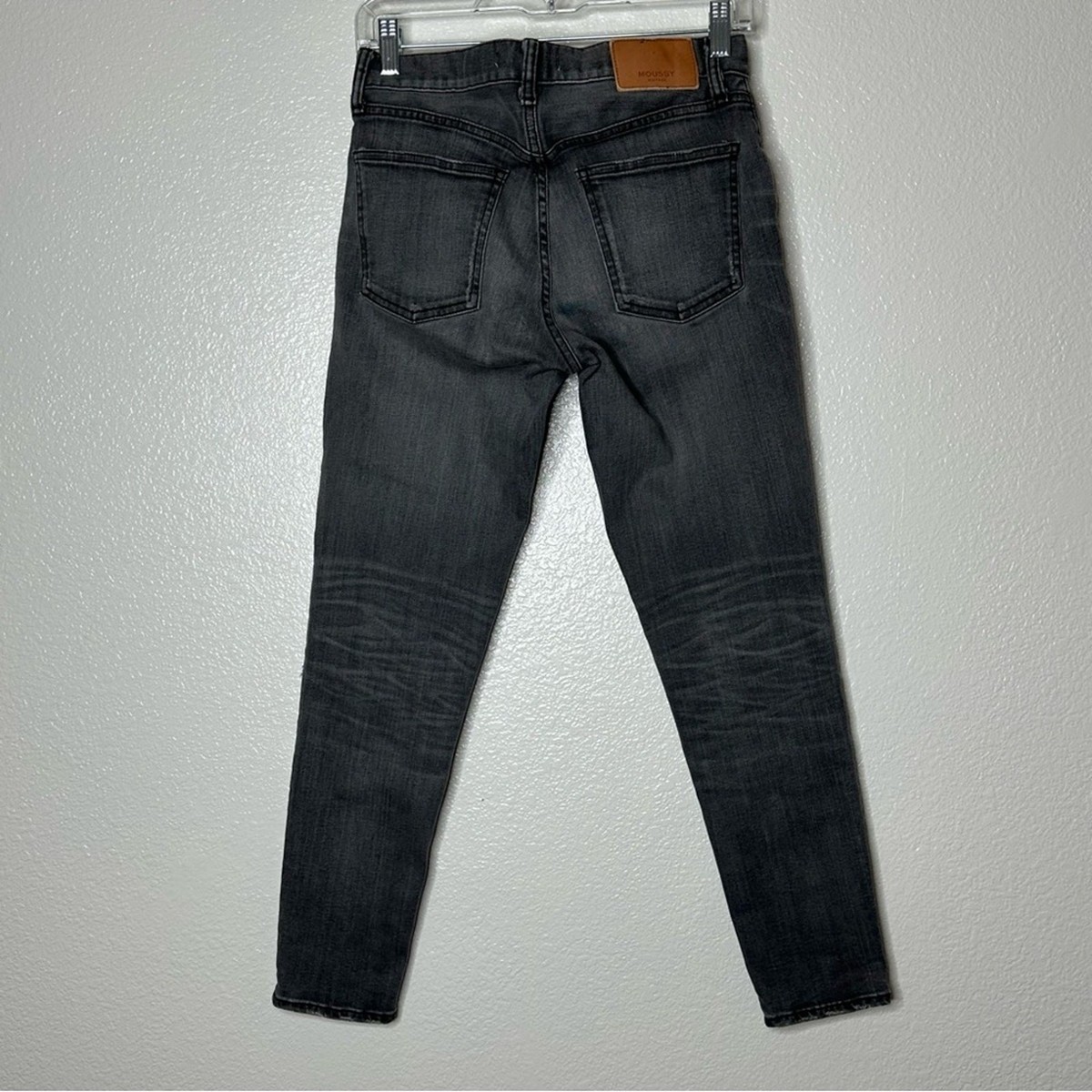 Moussy Vintage Helix Skinny Black Jeans 26 View 4