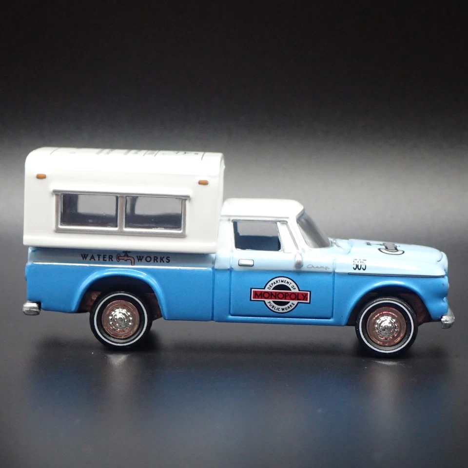 1960-1964 Studebaker Champ Pick-Up Camion Monopoly 1:64 Scala Modellino Auto - Immagine 3 di 4