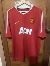 Manchester United 2010/11 Home Shirt Nike XXL Genuine AON dri-fit numbered 