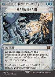 Mana Drain - Foil #11 - Outlaws of Thunder Junction: Breaking News