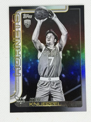 #ad #ad Kon Knueppel Blackout RC 2025 26 Topps Black Friday Target Holofoil #204 SP MINT $125.00