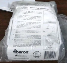 Fiberon White Sentry Rail Brackets #435553 2 Sets  2 Top & 2 Bottom  w Hardware