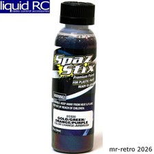 Spaz Stix 05500 Color Change Airbrush Ready Paint Gold/Green/Orange/Purple 2oz