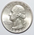 1943 Washington Quarter CHOICE BRILLIANT UNCIRCULATED (I222)