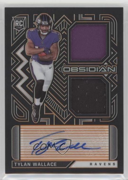 2021 Panini Obsidian Electric Etch Orange 94/99 Tylan Wallace Auto RC 0eo6