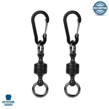 Magnetic Quick Release Keychain - Heavy-Duty Carabiner for Outdoor & Fishing ...