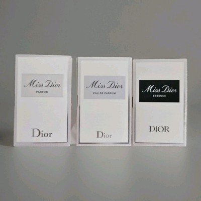 3 Verschiedene Proben Dior Miss Dior EdP Le Parfum Essence Spray
