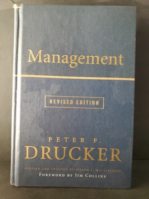 Management (Revised Edition)   Peter F. Drucker HC 2008 HarperBusiness Jim Colli