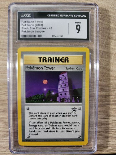 Pokémon Tower graded CGC 9 for sale on eBay