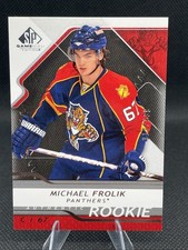 08-09 2008-09 SP GAME USED MICHAEL FROLIK RC ROOKIE /999 156 FLORIDA PANTHERS