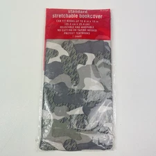 Sealed Standard Stretchable Book Cover Reusable Washable Target Brands Camo