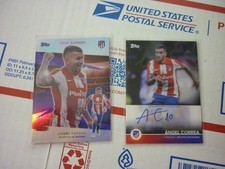 ANGEL CORREA 2021-22 Topps Atlético de Madrid Equipo Set #41 Ganadores Naranja 11/15+