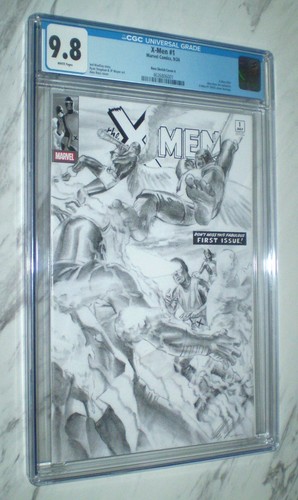 X-Men #1 CGC 9.8 Universal Ross B & W Sketch Cover A 2024 Marvel (X-Men #301)