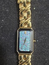 Vintage Seiko Lassale Women 2E20-7009 Dress Fancy Blue Quartz 13mm Watch 5 3/4"