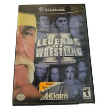 Legends of Wrestling 2 II Nintendo Gamecube Black Label Complete w/ Manual