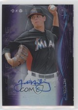 2014 Bowman Sterling Prospect Purple Refractor 12/50 Justin Nicolino Auto i5q