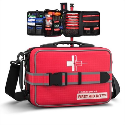 Advanced Comprehensive First Aid Kit with Well Organized Labelled Compartment...