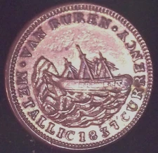 1837-1841 HARD TIMES WEBSTER CREDIT / VAN BUREN