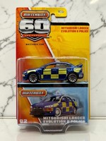 Matchbox 60 Anniversary Mitsubishi Lancer Evolution X Police 02 NEU / OVP