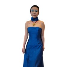 Women  s ROBERTA Blue Sleeveless Prom Dress Sz 5/6