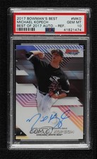 2017 Bowman's Best of Refractor Michael Kopech #B17-MKO PSA 10 GEM MT Auto 6fs