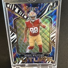 2025 Panini Select Football - Mykel Williams 49ers #116 Premier Level RC Rookie
