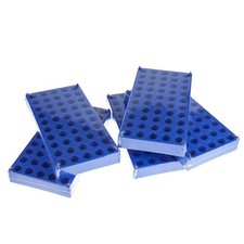 5 PCS Vial Rack Single Blue Holds 50 Standard 12mm 2ml Tube Holder Plastic