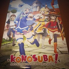 KONOSUBA ! JAPANESE MANGA ART ANIME 60cm X 90cm (LARGE) FUNMATION MAXI POSTER 