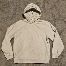 Alo Yoga Double Take Hoodie Bone Oversized Pullover Heavyweight Mens Medium