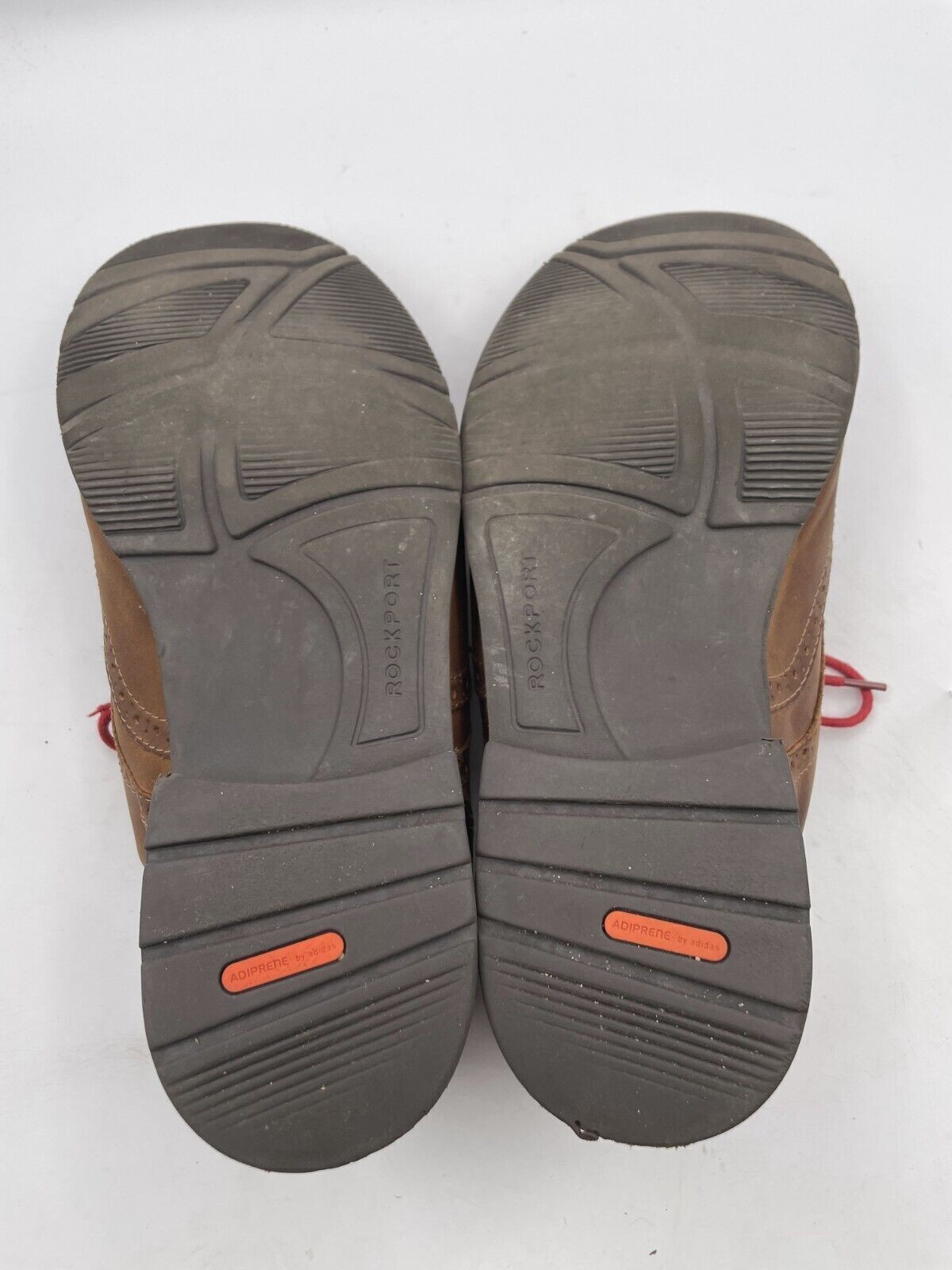 SAOLA Rockport A13854 scarpe Oxford uomo taglia 10 5 marrone punta tonda stringate pelle