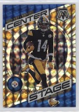 2023 Panini Mosaic Center Stage Blue Prizm 18/99 George Pickens #CS-GP 14qn