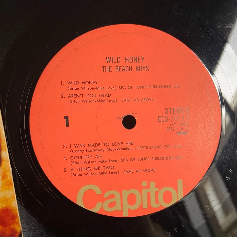 The Beach Boys Wild Honey Stereo Japón Capitol Records - ECS-70112 EN MUY BUENA CONDICIÓN Foto 3 de 4